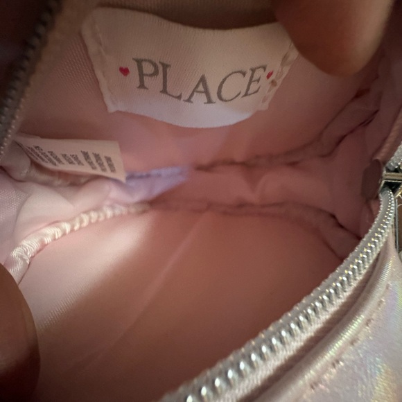 Children's place Pink Quilted Mini Bag with Pearl Detail - Picture 7 of 9